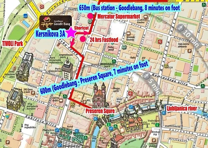 Goodlebang, 3 Bed Apartment, Center Apartamento *